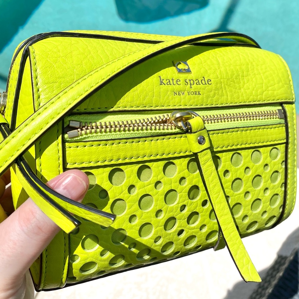 Kate Spade💚Perri Lane LooLoo Leather Crossbody